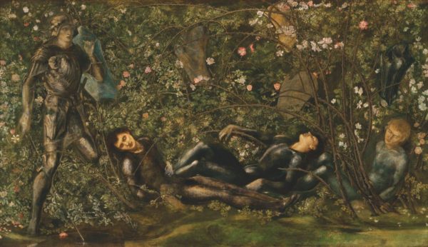 Edward Burne-Jones - The Prince entering the Briar Wood.