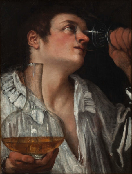 Annibale Carracci - A boy drinking.