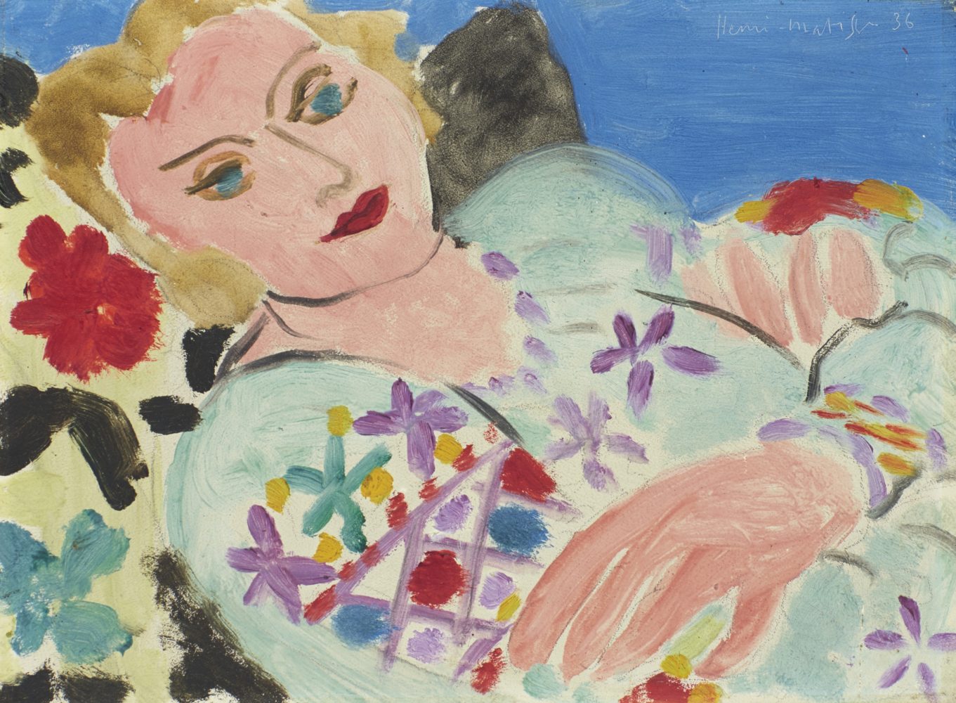 Henri Matisse - La Blouse Verte Brodée.