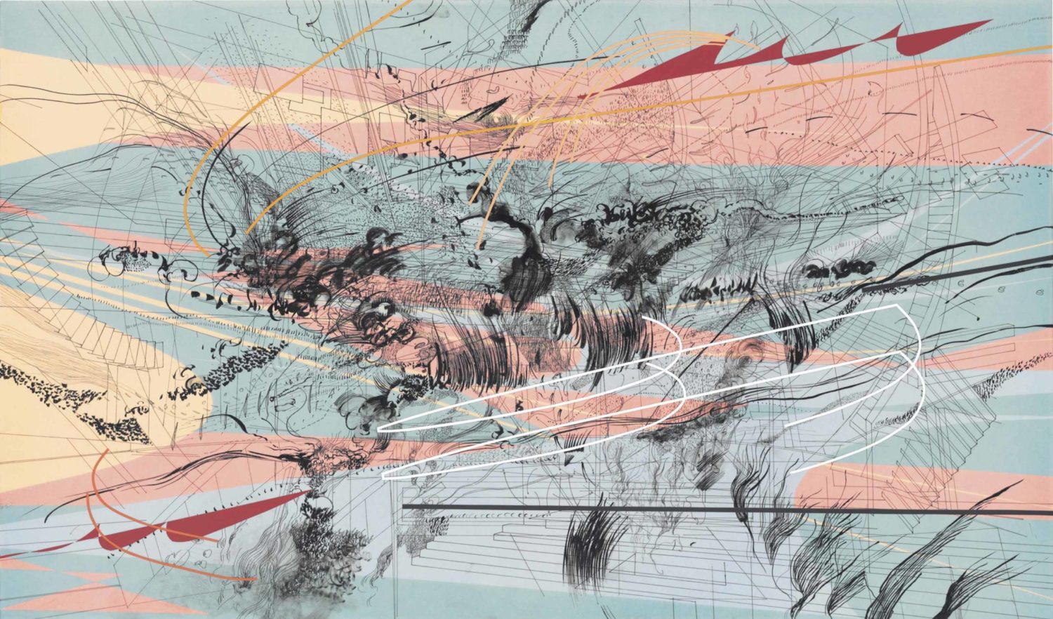 Julie Mehretu - Excerpt (citadel).