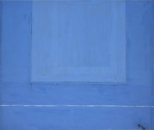 Robert Motherwell - Open #25 in Blue with Variations.
