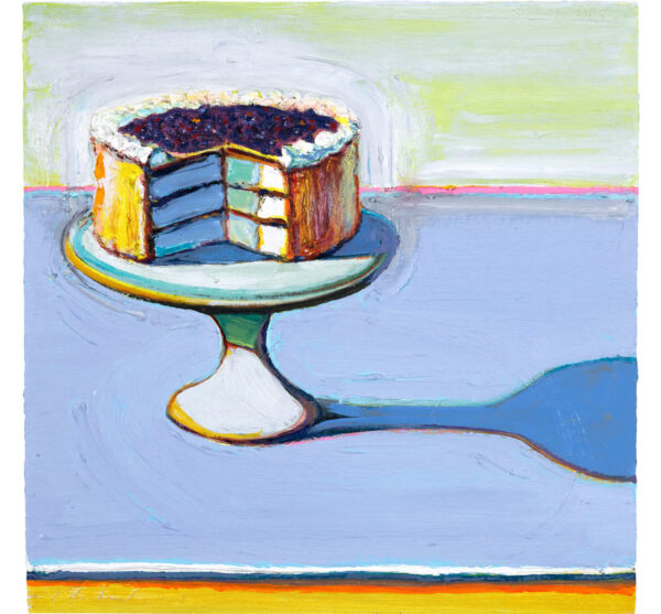 Wayne Thiebaud - Berry Cake.