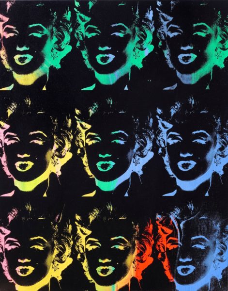 Andy Warhol - Nine Marilyns.
