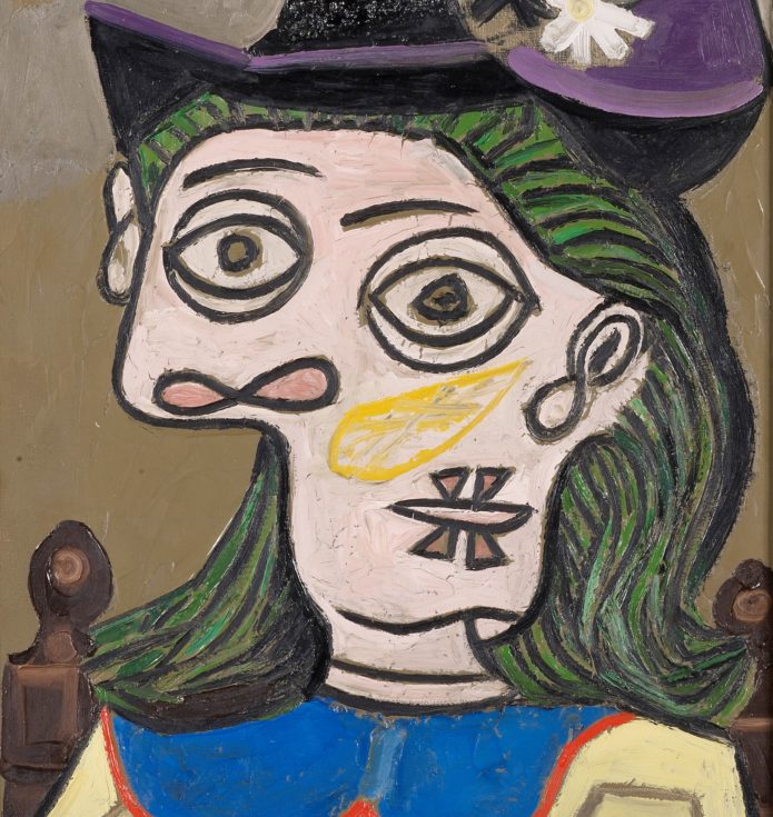 Picasso - Femme Au Chapeau Mauve