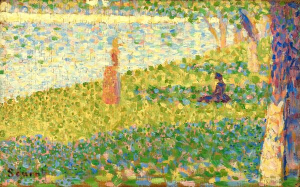 Georges Seurat - Femmes au bord de l'eau.